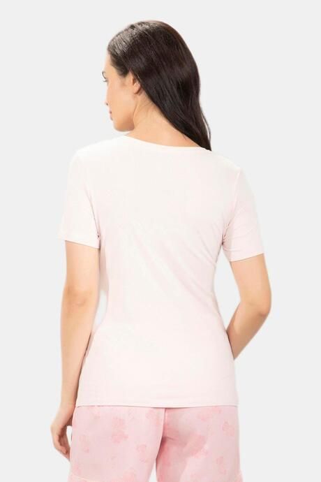 Amante Scoop Neck Sleep Tee - Slay The Day Print — image 3